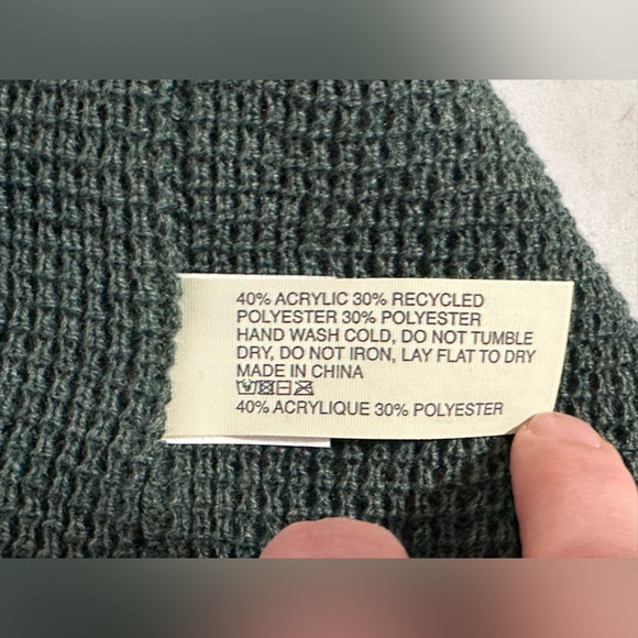 Vuori Alpine Waffle Beanie in Aspen (Green) Unisex One Size - Picture 5 of 9